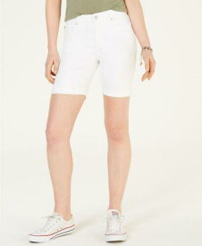 Celebrity Pink Juniors' Cuffed Bermuda Shorts White Size 5 レディース