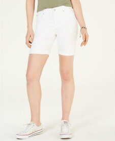 Celebrity Pink Juniors' Cuffed Bermuda Shorts White Size 0 レディース