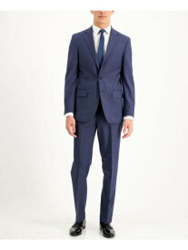 カルバンクライン CALVIN KLEIN Mens Blue Slim Fit Stretch Suit Separate Blazer 44 SHORT メンズ