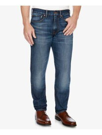 ラッキー LUCKY BRAND Mens Blue Straight Leg Denim Jeans W38/ L32 メンズ