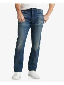 ラッキー LUCKY BRAND Mens Blue Straight Leg Tapered Athletic Fit Denim Jeans W36/ L34 メンズ