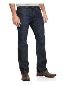 ラッキー LUCKY BRAND Mens Navy Straight Leg Straight Fit Denim Jeans W36/ L30 メンズ