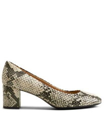 AEROPOSTALE Womens Ivory Snakeskin Print Removable Footbed Eye Candy Pumps 8 レディース