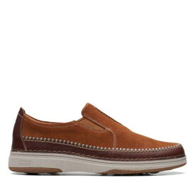 クラークス Clarks Mens Nature 5 Walk Brown Suede Casual Slip-On Loafer Shoes メンズ