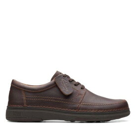 クラークス Clarks Mens Nature 5 Lo Brown Leather Casual Shoes メンズ