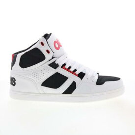 オシリス Osiris NYC 83 CLK 1343 295 Mens White Skate Inspired Sneakers Shoes メンズ