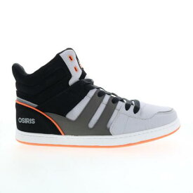 オシリス Osiris CHN 1373 1109 Mens Gray Synthetic Lace Up Skate Inspired Sneakers Shoes 6 メンズ