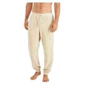 Club Room Mens Fleece Pajama Pants Beige Size L メンズ