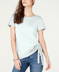 INC International Concepts INC Women's Ruched T-Shirt White Size X-Small レディース