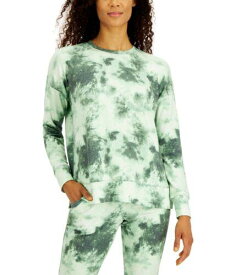 ID Ideology Women's Shades Tie Dyed Top Green Size X-Small レディース