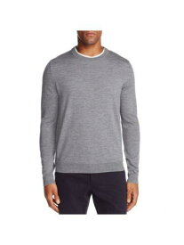 Designer Brand Mens Gray Crew Neck Merino Blend Pullover Sweater XXL メンズ
