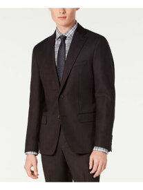 ディーケーエヌワイ DKNY Mens Burgundy Regular Fit Suit Separate Blazer Jacket 42R メンズ