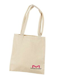 メイデンフォーム MAIDENFORM Women's Beige Logo Canvas Double Flat Strap Tote Handbag Purse レディース