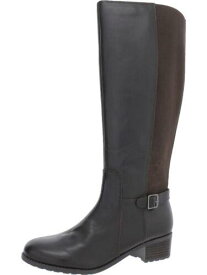 イージー ピリット EASY SPIRIT Womens Brown Chaza Round Toe Block Heel Leather Boots Shoes 6.5 M レディース