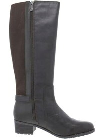 イージー ピリット EASY SPIRIT Womens Brown Chaza Round Toe Block Heel Leather Boots Shoes 8.5 M レディース