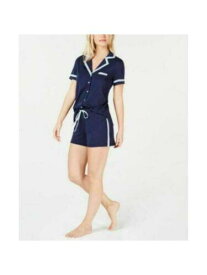 ALFANI Intimates Navy Solid Sleepwear Shorts Size: XXXL レディース