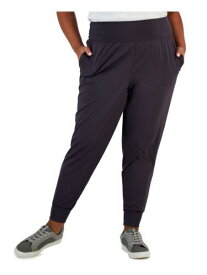 I-D IDEOLOGY Womens Gray Pocketed Joggers Pants Plus 3X レディース