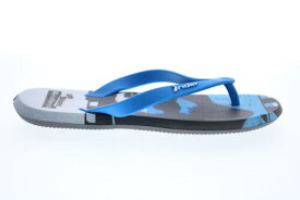 Rider R1 Blockbuster The Blues Brothers Mens Blue Flip-Flops Sandals Shoes メンズ