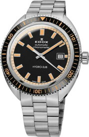 Edox Men 80128-3NBM-NIB Hydro-sub 42mm Automatic Watch メンズ