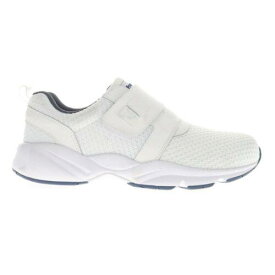 プロペット Propet Stability X Strap Walking Mens White Sneakers Athletic Shoes MAA013MWN メンズ