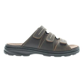 プロペット Propet Hatcher Slide Mens Brown Casual Sandals MSO031L-200 メンズ