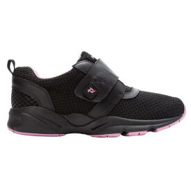 プロペット Propet Stability X Strap Walking Womens Black Sneakers Athletic Shoes WAA033M-B レディース