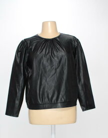 Express Womens Black Blouse Size XL (SW-7115796) レディース