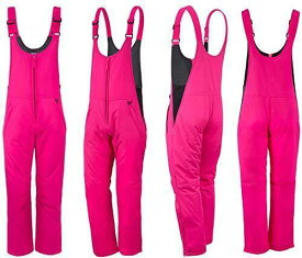 Ohuhu Womens Insulated Ski Bib(2XL) Rose Red Pink レディース