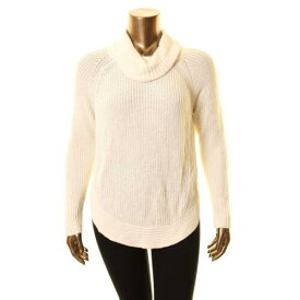 Cupio CUPIO NEW Women's Ecru Mixed Knit Tunic Cowl Neck Sweater Top XL TEDO レディース