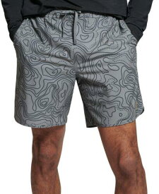 バス Bass Outdoor Men's Maps Quick Dry 7 Shorts Gray Size XX-Large メンズ