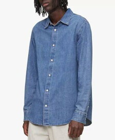 カルバンクライン Calvin Klein Men's Vintage Denim Shirt Blue Size X-Large メンズ