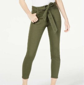 スター Vanilla Star Women's Belted Cropped Jeans Green Size 0 レディース
