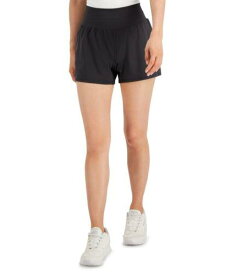 ID Ideology Women's Solid Knit Run Shorts Gray Size Large レディース