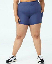 コットンオン COTTON ON Women's Active Ultra Soft Pocket Bike Shorts Blue Size 12W レディース