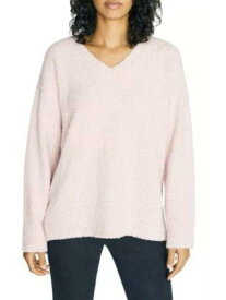 Sanctuary サンクチュアリ SANCTUARY Women's Long Sleeve Jewel Neck Top Pink Size XL レディース
