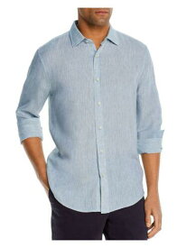Designer Brand Mens Blue Button Down Casual Shirt L メンズ