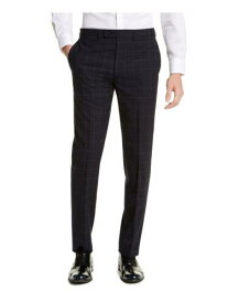 カルバンクライン CALVIN KLEIN Mens Navy Extra Slim Fit Wool Blend Suit Separate Pants 32W X 30L メンズ
