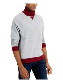 CLUBROOM Mens Gray Turtle Neck Classic Fit Fleece Sweatshirt S メンズ