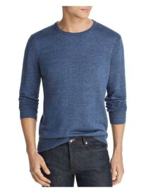 Designer Brand Mens Blue Heather Long Sleeve Crew Neck Sweater XXL メンズ