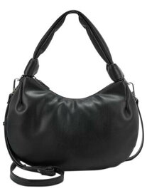 INC Women's Black Solid Adjustable Strap Crossbody Handbag Purse レディース
