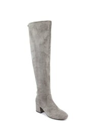 SUGAR Womens Gray Cushioned Ollie Almond Toe Block Heel Lace-Up Boots 6 M レディース