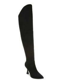 BAR III Womens Black Goring Padded Ammi Pointed Toe Sculpted Heel Boots 9 M レディース