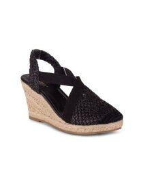 ウォンテッド WANTED Womens Black Core Eden Pointed Toe Stacked Heel Slip On Loafers Shoes 8.5 レディース