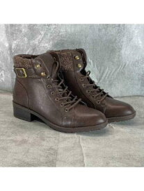 STYLE & COMPANY Womens Brown Lace Gaiel Round Toe Block Heel Hiking Boots 5.5 M レディース