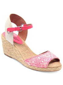ラッキー LUCKY BRAND Womens Pink Comfort Kyndra Round Toe Wedge Espadrille Shoes 5.5 M レディース