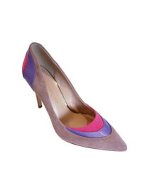 THINGS II COME Womens Pink Junna Toe Stiletto Slip On Leather Pumps Shoes 6.5 M レディース