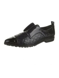 ALICE+OLIVIA Womens Black Gia Toe Block Heel Slip On Leather Oxford Shoes 36.5 レディース