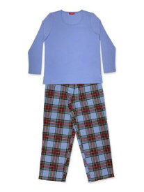 FAMILY PJs Intimates Blue Set Plaid Pajamas L レディース