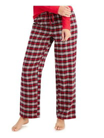 CHARTER CLUB Intimates Red Woven Flannel Ankle Length Plaid Sleep Pants XXL レディース