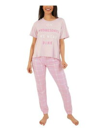 RETROSPECTIVE CO. Intimates Pink Elastic Cuff at Hem Plaid Sleep Pants XL レディース